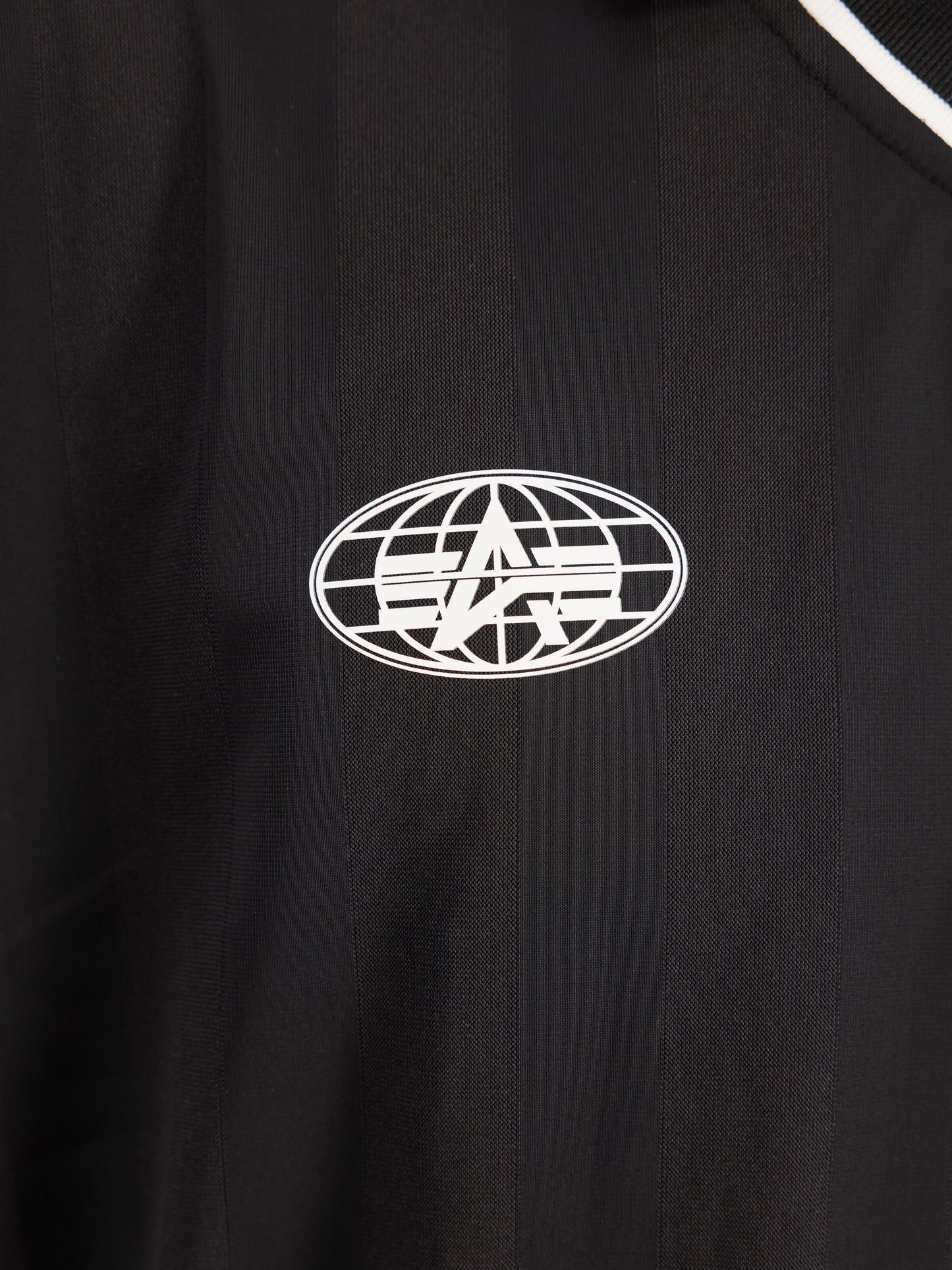 ALPHA INDUSTRIES - Track Tricot Polo Longsleeve Black