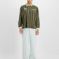 ALPHA INDUSTRIES - Track Tricot Polo Longsleeve Dark Olive