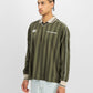 ALPHA INDUSTRIES - Track Tricot Polo Longsleeve Dark Olive