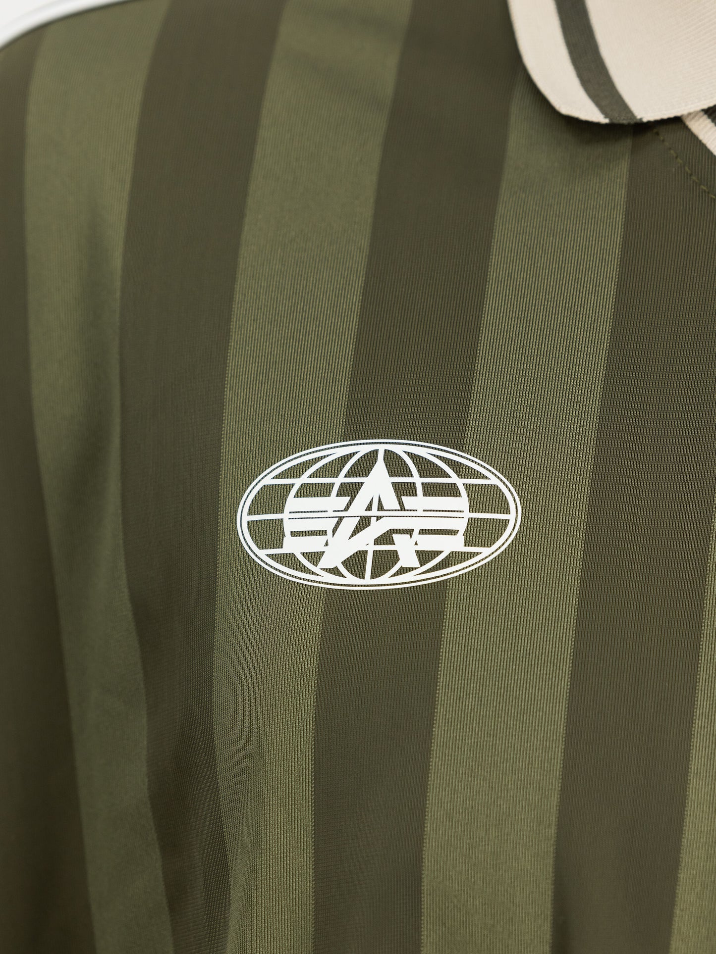 ALPHA INDUSTRIES - Track Tricot Polo Longsleeve Dark Olive