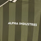 ALPHA INDUSTRIES - Track Tricot Polo Longsleeve Dark Olive