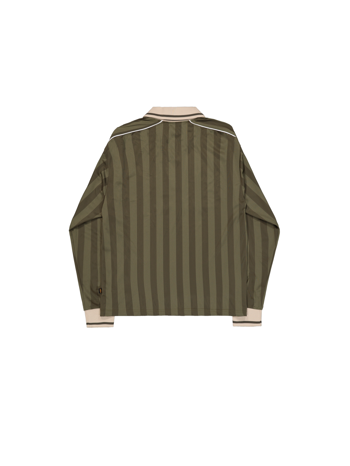 ALPHA INDUSTRIES - Track Tricot Polo Longsleeve Dark Olive