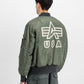 ALPHA INDUSTRIES - MA-1 Distressed Bomber Vintage Green
