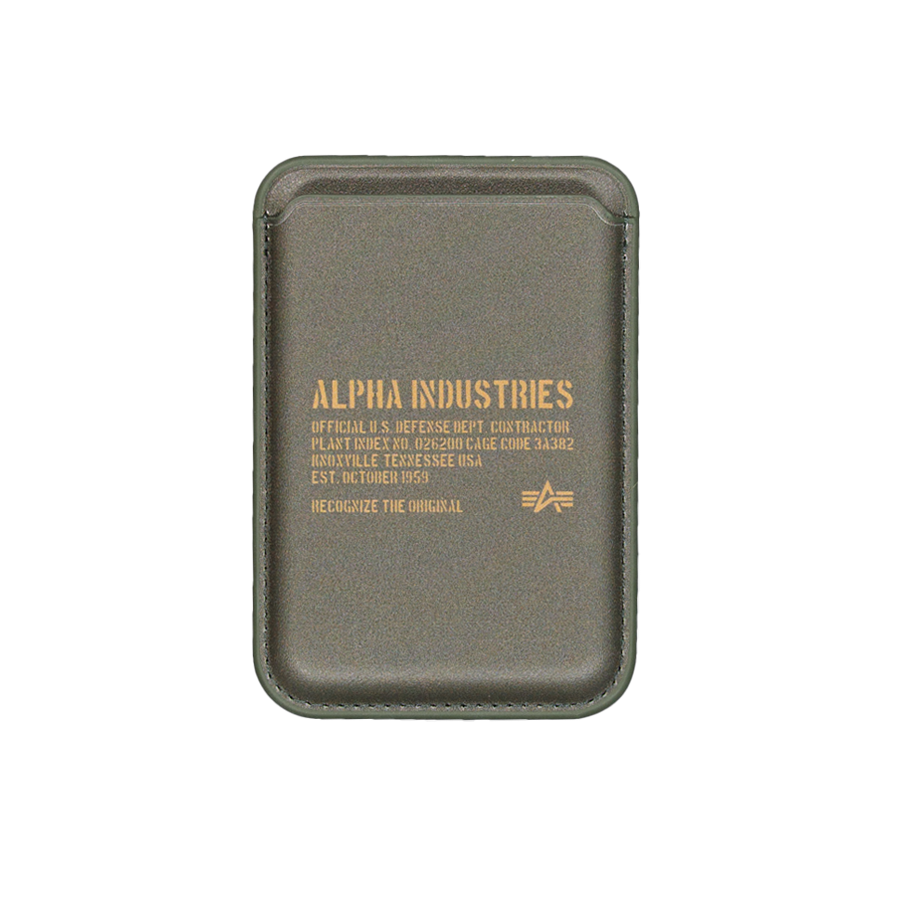 ALPHA INDUSTRIES - RFID Phone Card Holder Dark Olive