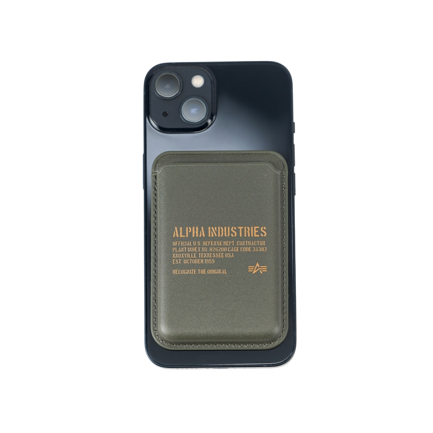 ALPHA INDUSTRIES - RFID Phone Card Holder Dark Olive
