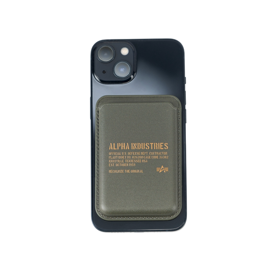 ALPHA INDUSTRIES - RFID Phone Card Holder Dark Olive