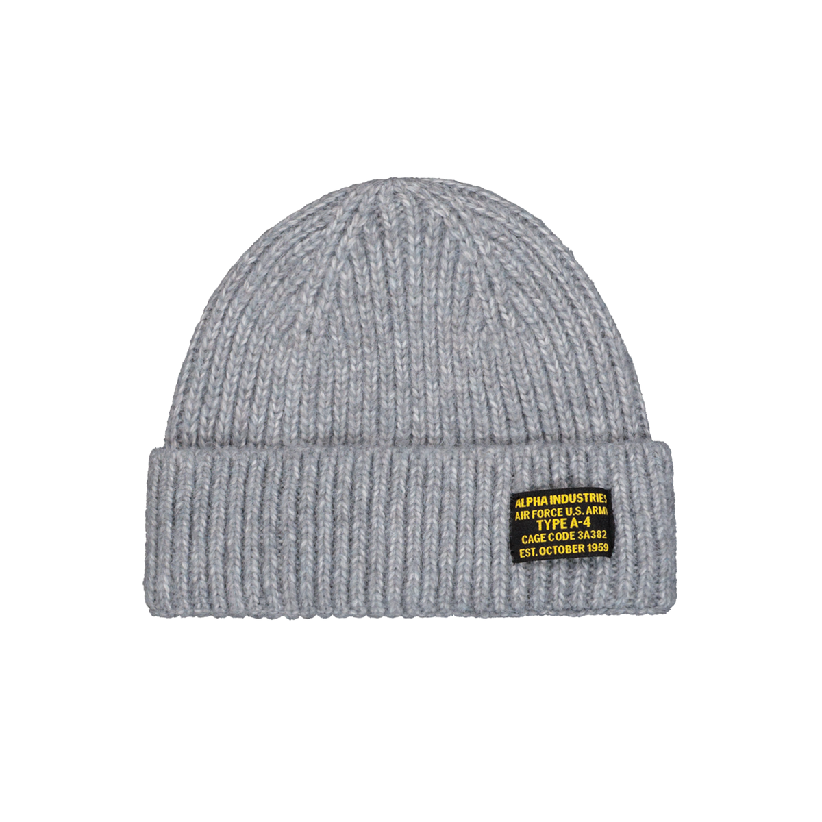 ALPHA INDUSTRIES - A-4 Watch Vintage Beanie Silver