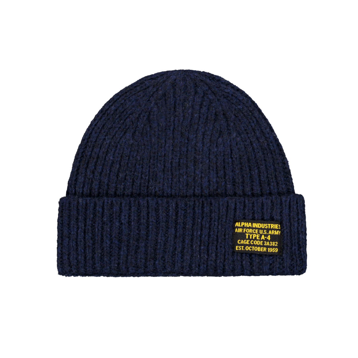 ALPHA INDUSTRIES - A-4 Watch Vintage Beanie Ultra Navy