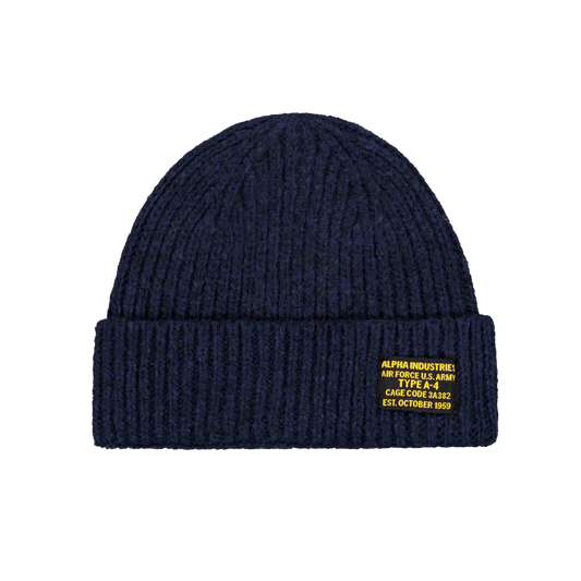 ALPHA INDUSTRIES - A-4 Watch Vintage Beanie Ultra Navy