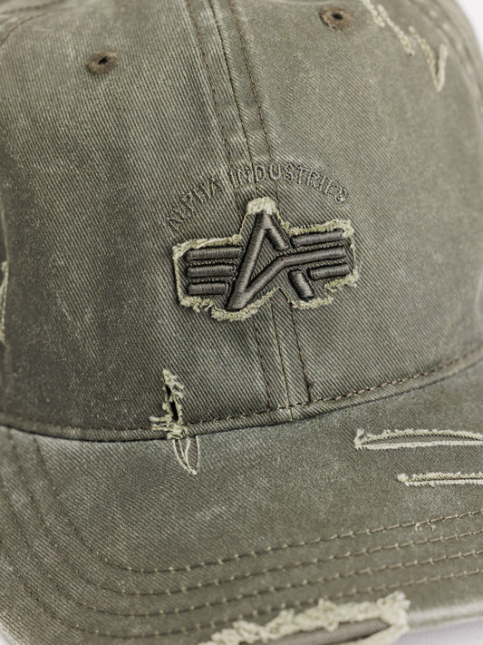 ALPHA INDUSTRIES - Acid Logo Cap Dark Olive