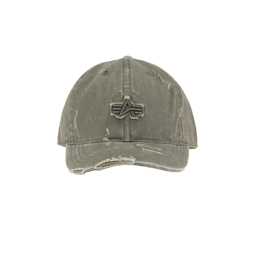 ALPHA INDUSTRIES - Acid Logo Cap Dark Olive