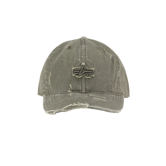 ALPHA INDUSTRIES - Acid Logo Cap Dark Olive