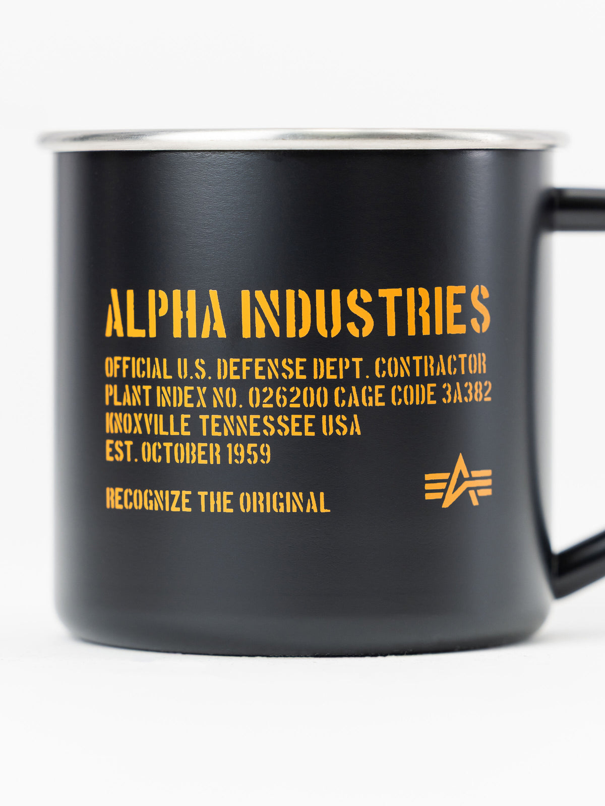 ALPHA INDUSTRIES - Alpha Steel Mug Black