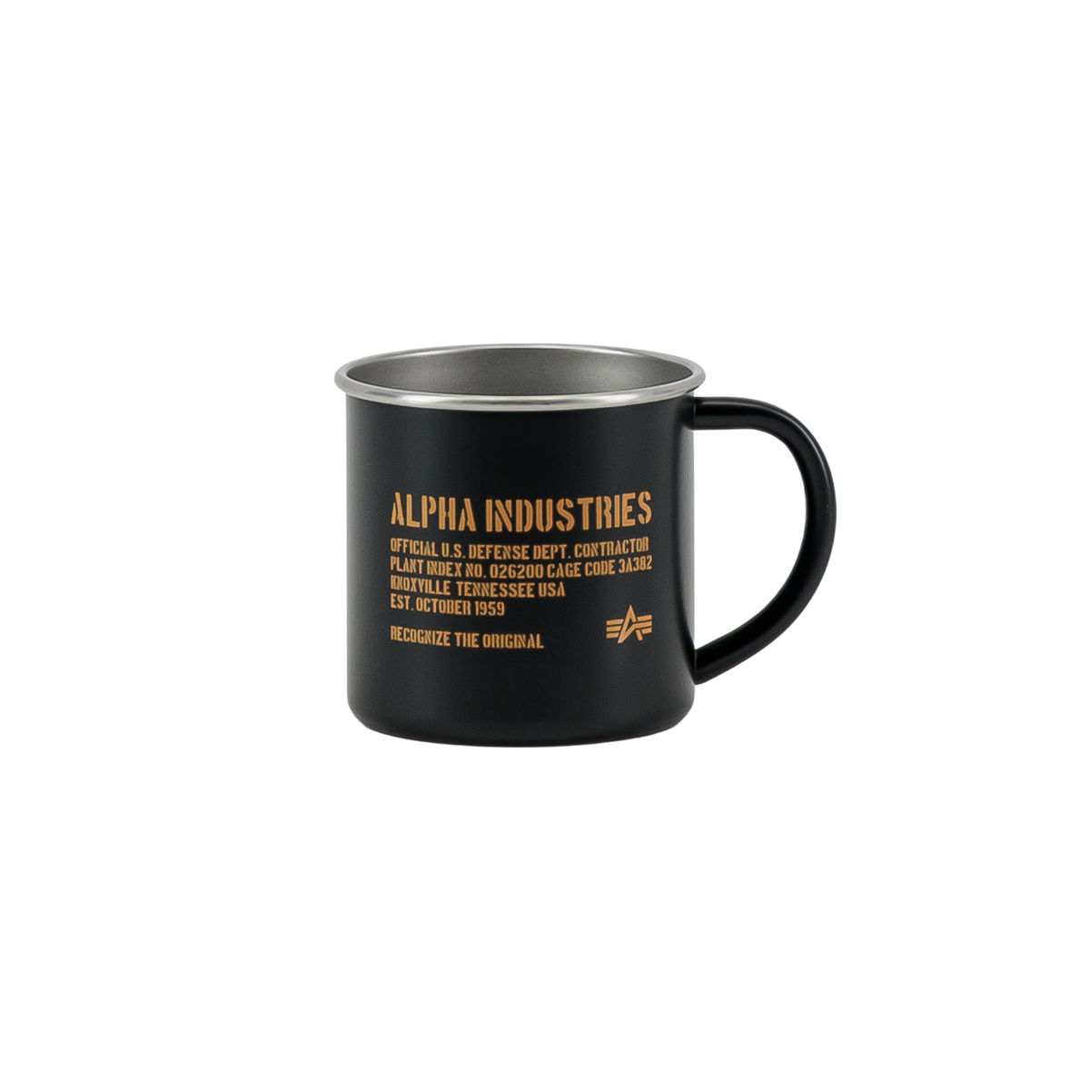 ALPHA INDUSTRIES - Alpha Steel Mug Black