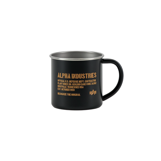 ALPHA INDUSTRIES - Alpha Steel Mug Black