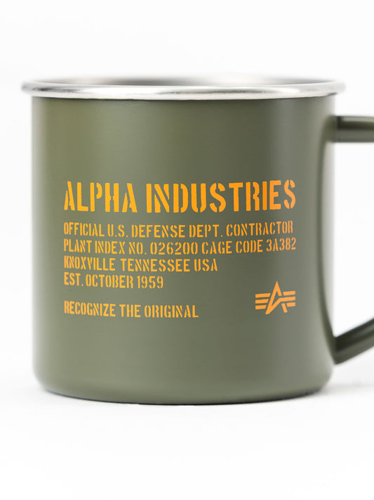 ALPHA INDUSTRIES - Alpha Steel Mug Dark Olive