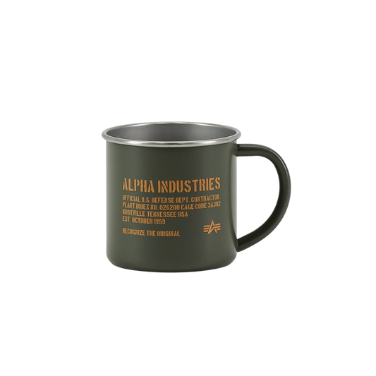 ALPHA INDUSTRIES - Alpha Steel Mug Dark Olive