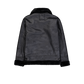 ALPHA INDUSTRIES - B-3 Faux Leather Bomber Jacket Black