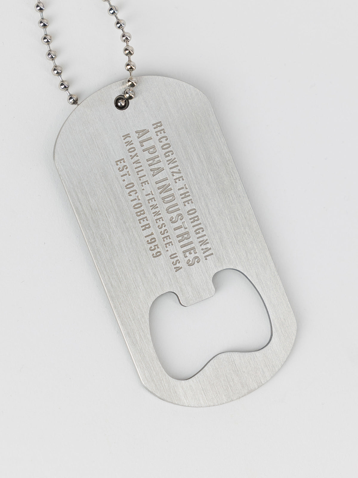 ALPHA INDUSTRIES - Bottle Opener Keychain