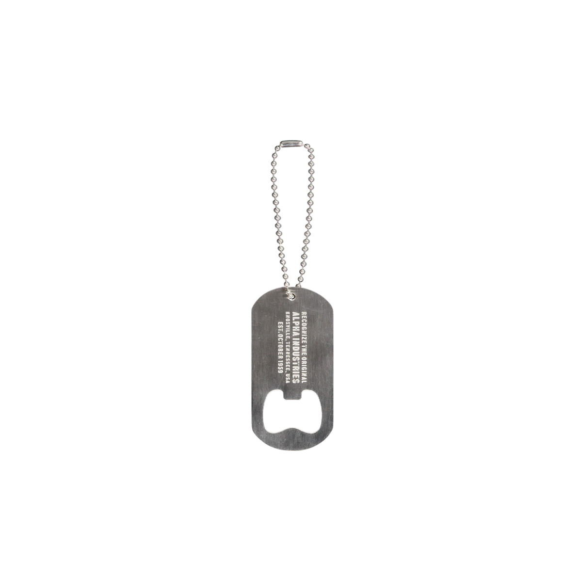 ALPHA INDUSTRIES - Bottle Opener Keychain