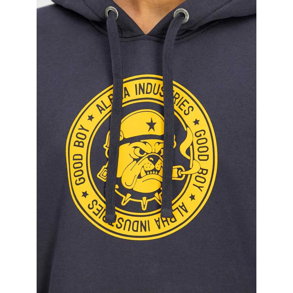 ALPHA INDUSTRIES - Bulldog Hoodie Iron Grey