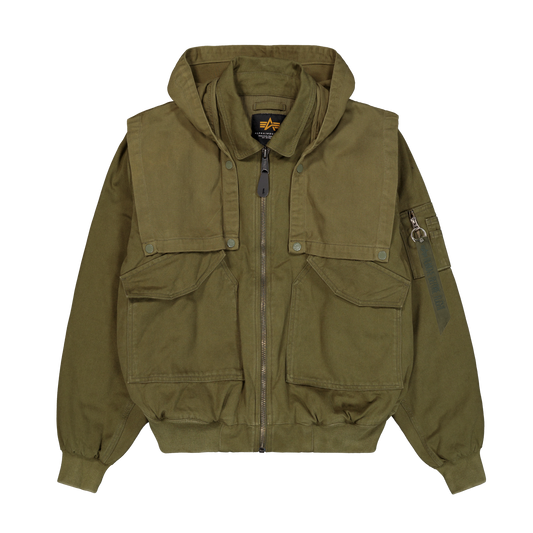 ALPHA INDUSTRIES - CWU-45/P D-Tec Hood Bomber Jacket