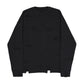 ALPHA INDUSTRIES - Distressed Logo Pullover Black
