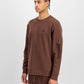 ALPHA INDUSTRIES - Dye To Match Mid Logo Sweater Brown