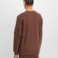 ALPHA INDUSTRIES - Dye To Match Mid Logo Sweater Brown