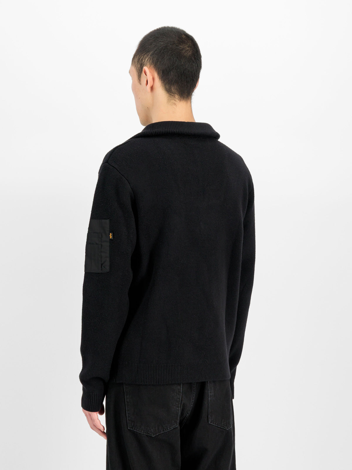 ALPHA INDUSTRIES - Knitted Troyer Black