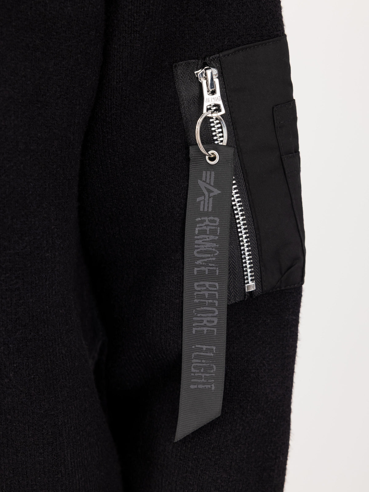 ALPHA INDUSTRIES - Knitted Troyer Black