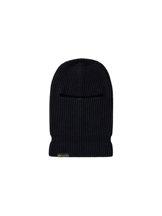 ALPHA INDUSTRIES - Label Balaclava Black