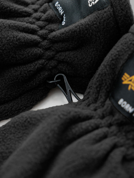 ALPHA INDUSTRIES - Label Fleece Gloves Black