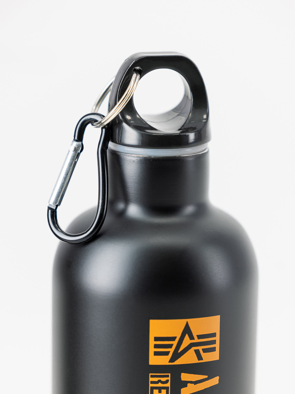 ALPHA INDUSTRIES - Logo Water Bottle Black