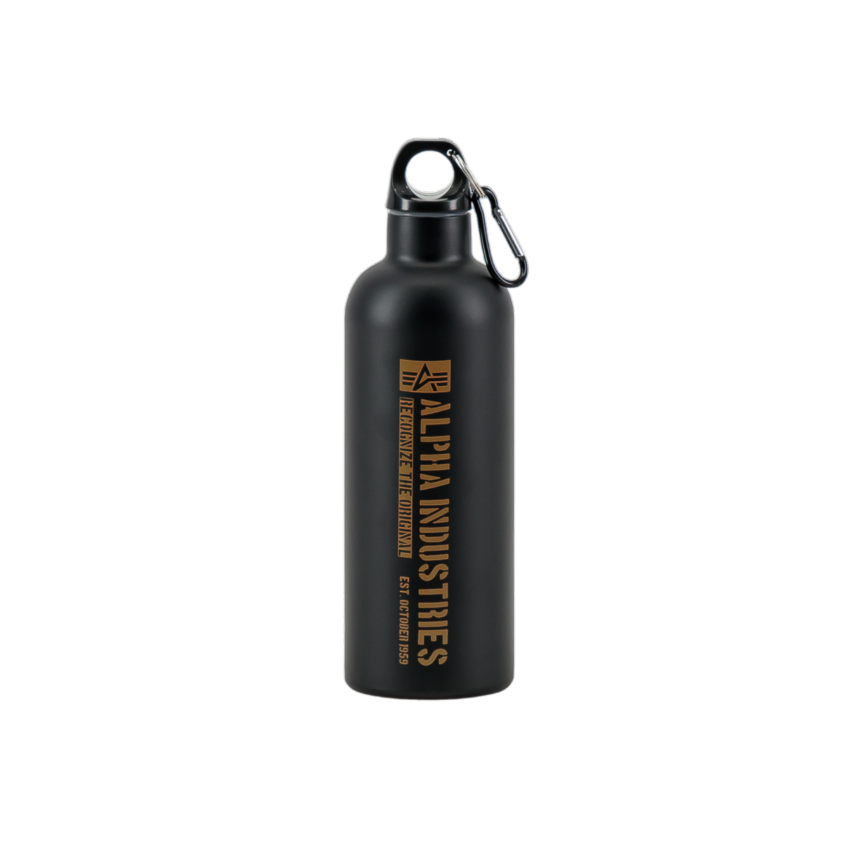 ALPHA INDUSTRIES - Logo Water Bottle Black