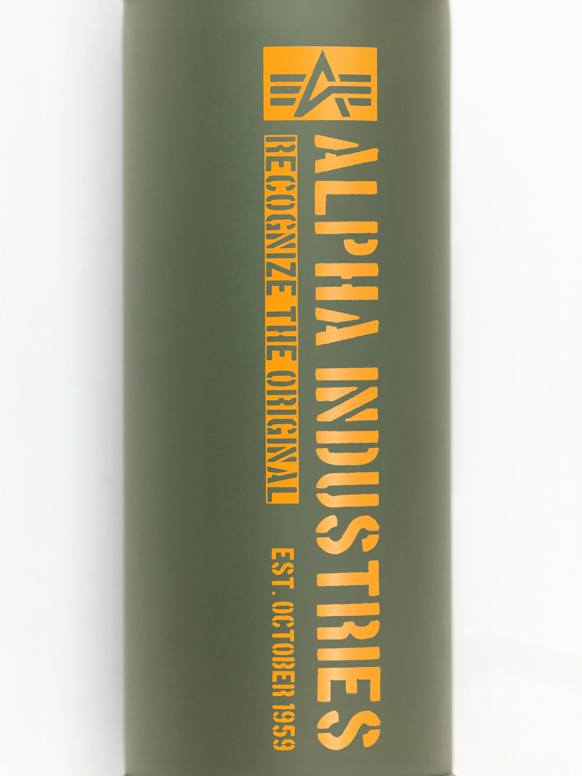ALPHA INDUSTRIES - Logo Water Bottle Dark Olive