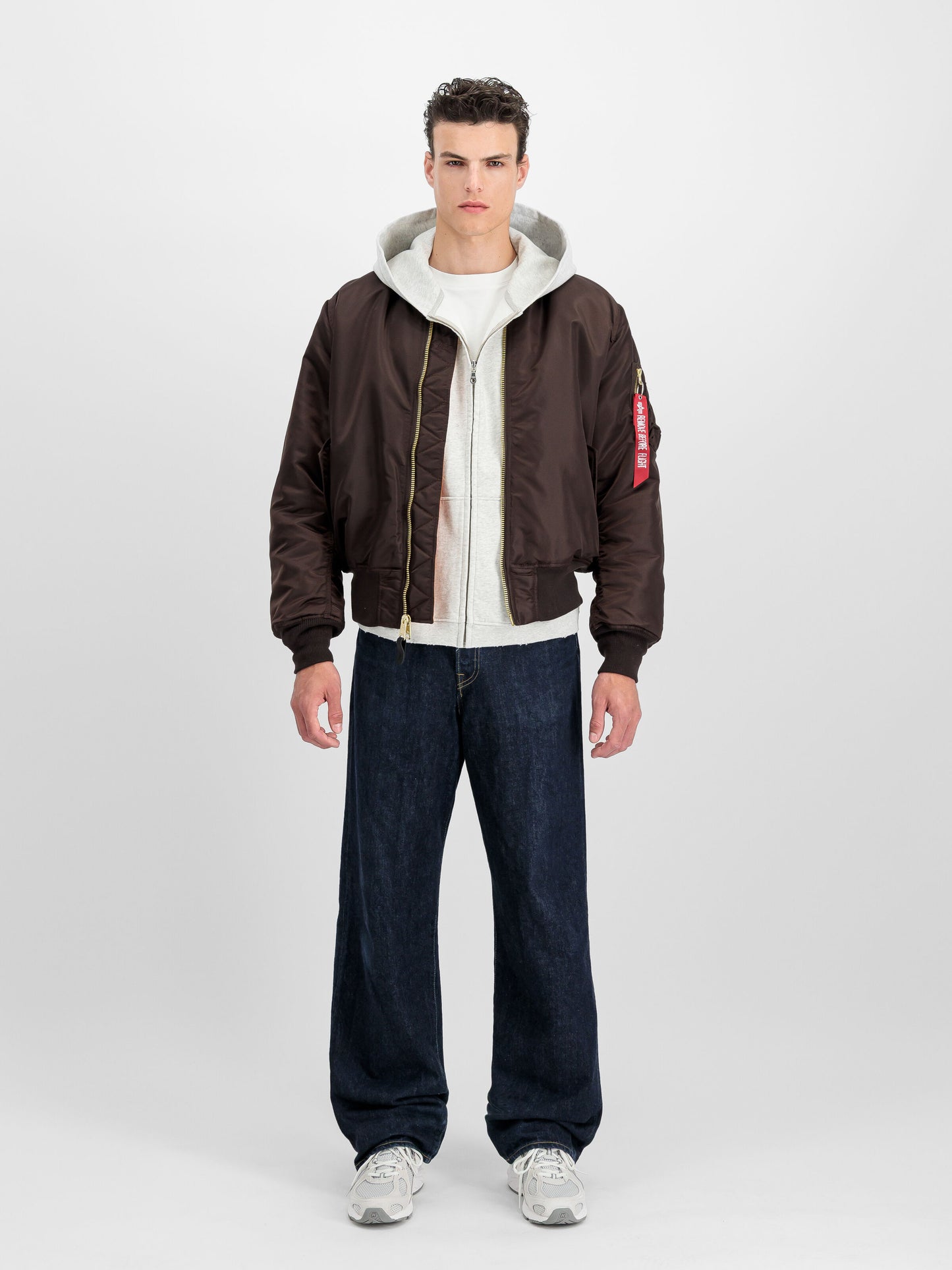 ALPHA INDUSTRIES - MA-1 Heritage Bomber Hunter Brown