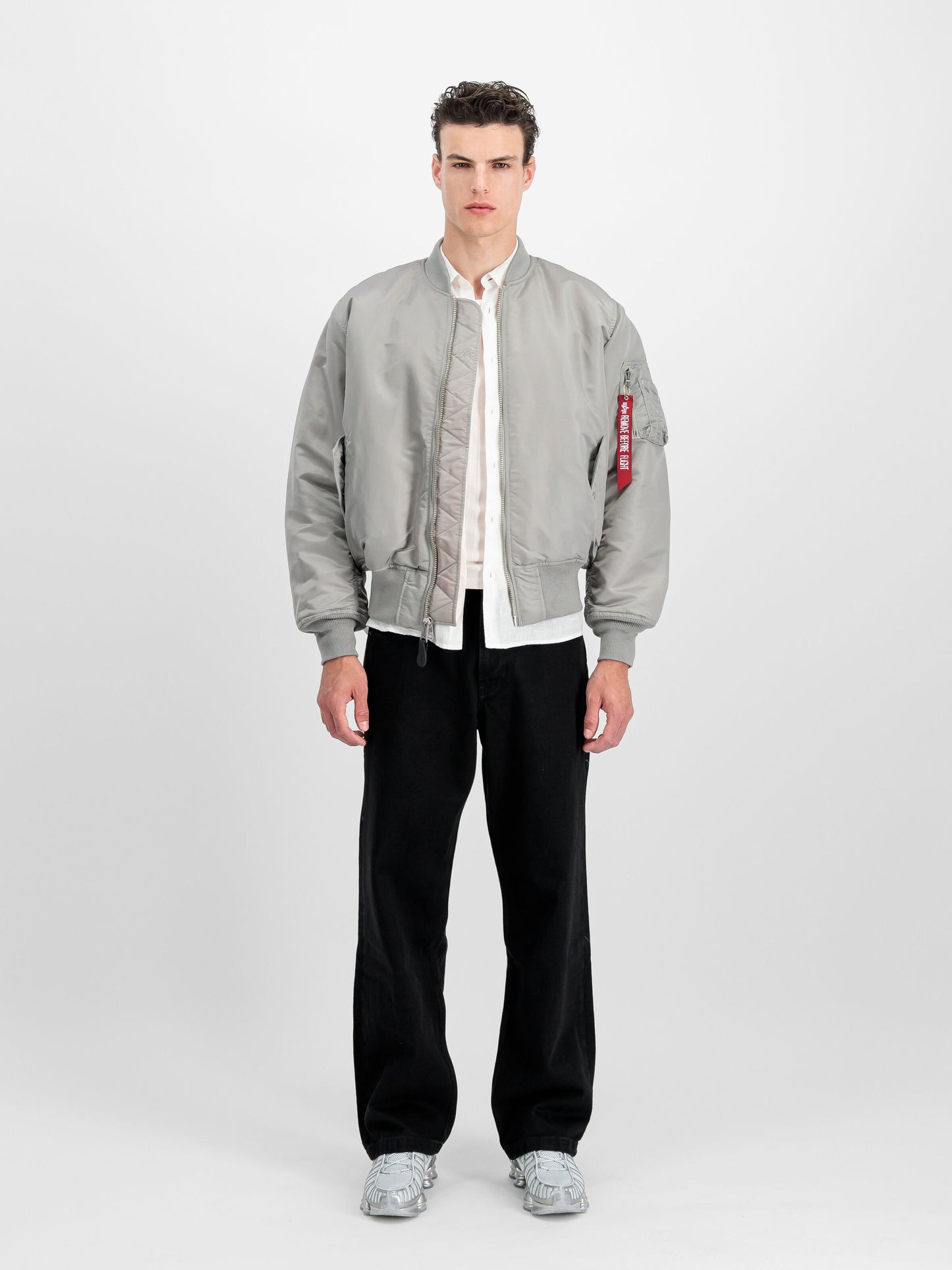 ALPHA INDUSTRIES - MA-1 Heritage Bomber Silver
