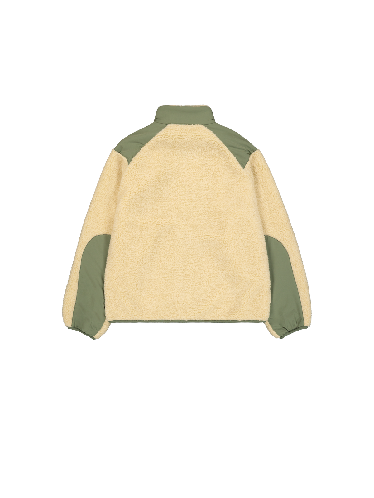 ALPHA INDUSTRIES - Sherpa Logo Jacket Off White
