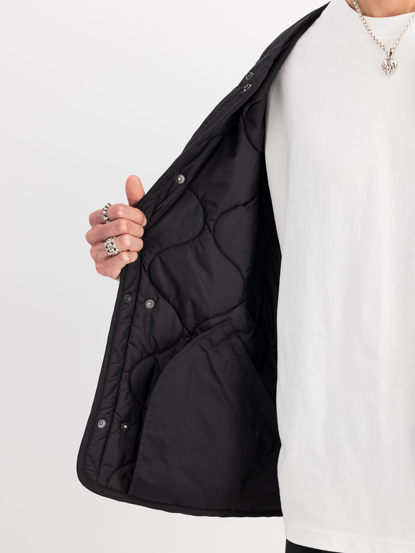 ALPHA INDUSTRIES - Studio Liner Outdoor Jacket Black