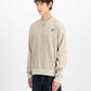 ALPHA INDUSTRIES - Studio Waffle Crewneck Organic Beige
