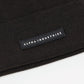 ALPHA INDUSTRIES - Rubber Logo Beanie Black
