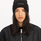 ALPHA INDUSTRIES - Rubber Logo Beanie Black