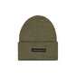 ALPHA INDUSTRIES - Rubber Logo Beanie Dark Olive