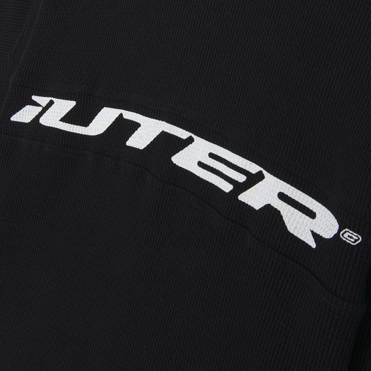 IUTER - Armor Waffle L/S T-Shirt Black