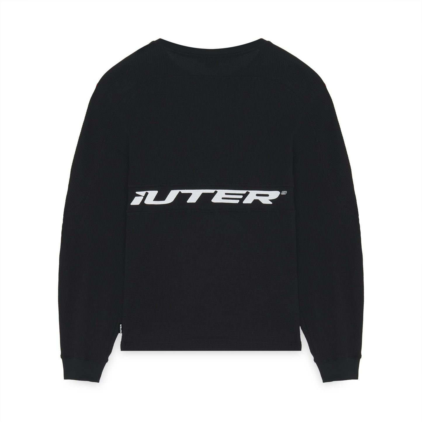 IUTER - Armor Waffle L/S T-Shirt Black
