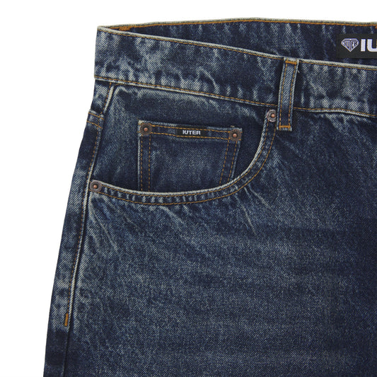 IUTER - Baggy Denim Pants Dsark Blue