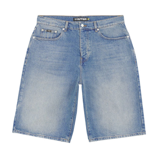IUTER - Baggy Denim Shorts Medium Blue