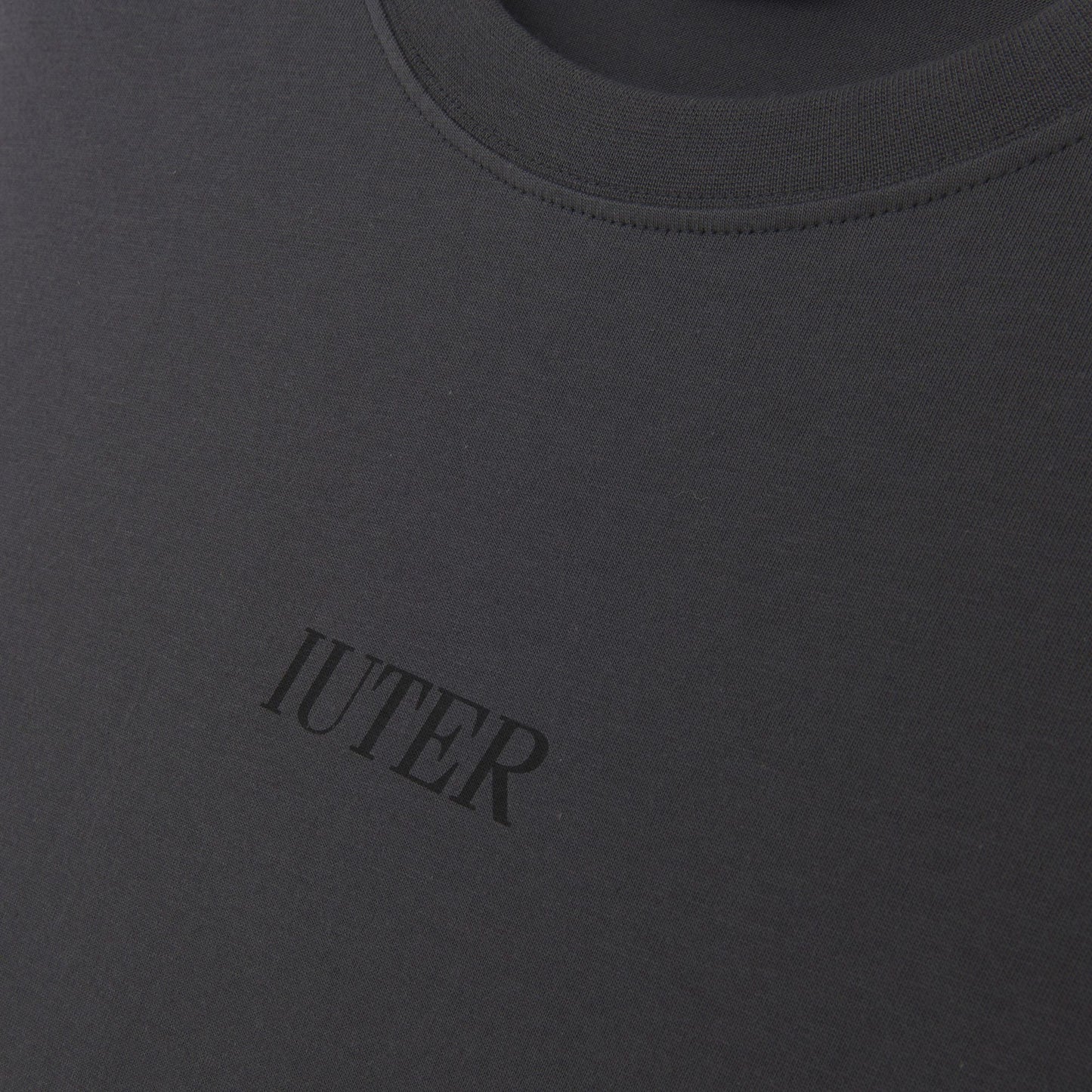 IUTER - Battle Reverse Stitch T-Shirt Asphalt
