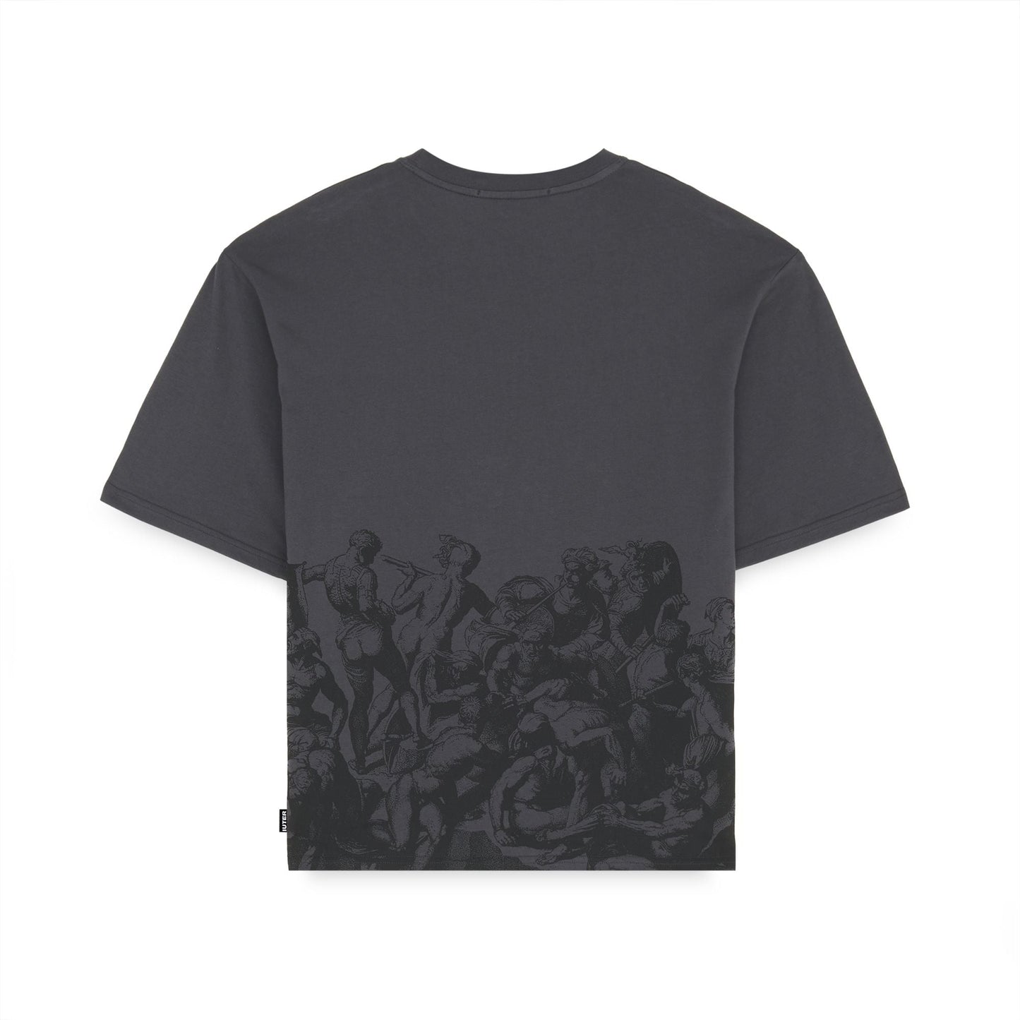 IUTER - Battle Reverse Stitch T-Shirt Asphalt